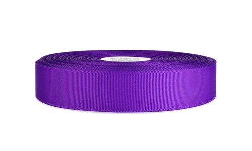 Custom Printing on Fine Grosgrain Ribbon - Purple