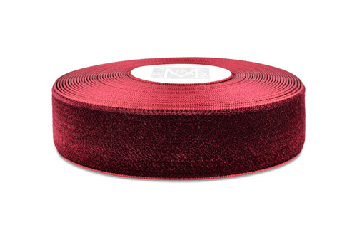 Velvet Satin Ribbon - Wine Velvet/Wine Satin