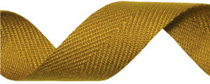 Herringbone Ribbon - Antique Gold