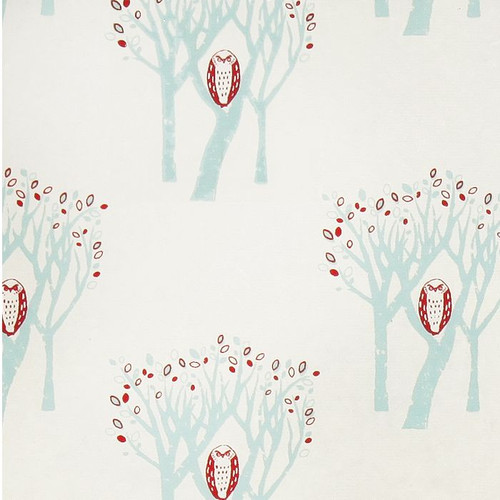 Gift Wrap - Owl - Cream