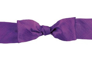 Dupioni Silk Ribbon - Delphinium