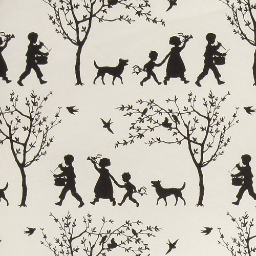 Gift Wrap - Weekend Parade - Cream