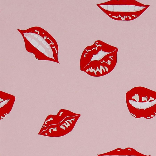 Gift Wrap - Lips - Pink