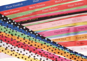 Icons & Tidings on Rayon Trimming Sample Set