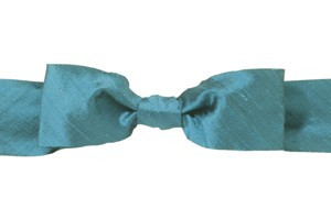Dupioni Silk Ribbon - Peacock