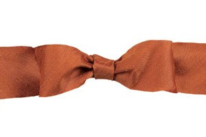 Dupioni Silk Ribbon - Burnt Sienna