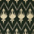 Gift Wrap - Ikat - Hunter Green/Metallic Gold
