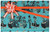 Day of the Dead Turquoise/Black Gift Wrap