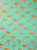 Gift Wrap - Flamingo - Metallic Gold/Orange/Mint Green