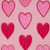 Gift Wrap - Hearts - Pink/Red