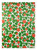 Gift Wrap - Water Lilies - Cream/Metallic Red/Green and Gold