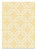Batik Cream/Metallic Gold Gift Wrap