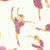 Gift Wrap - Ballerina - Cream/Metallic Gold and Pink Glitter