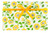 Gift Wrap - Sunflower - Cream/Black/Yellow and Green
