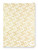 Shapes Cream and Gold Metallic Gift Wrap