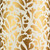 Shapes Cream and Gold Metallic Gift Wrap