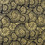 Spiral Black and Gold Metallic Gift Wrap