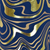 Marble Navy Gold/Gold Foil Gift Wrap
