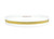 Glistening Grosgrain - Antique White/Gold Glitter