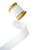 Custom Printing on Fine Grosgrain Ribbon - White