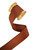 Custom Printing on Fine Grosgrain Ribbon - Brown