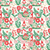 Gnomes - Cream Orange/Green/Gold Metallic