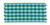 Checked Taffeta Ribbon - Green/Blue