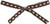 Scalloped Trim - Chocolate