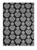 Gift Wrap - Pineapple - Silver on Black