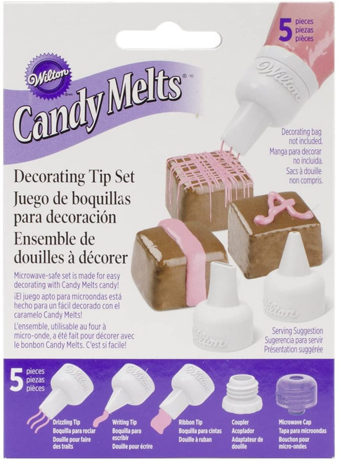 Wilton 1904-1021 5-piece Candy Melt Decorating Tip Set
