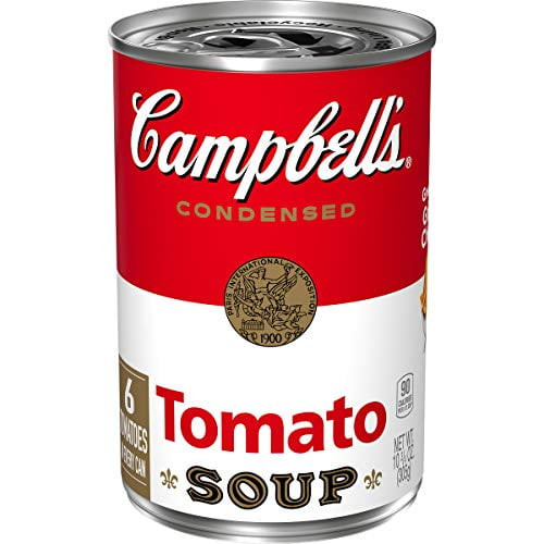 Campbell’s Condensed Tomato Soup Can With Pop-top Lid, 10.75 Oz, 3 Pack