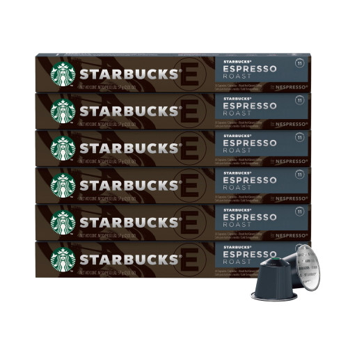 Starbucks By Nespresso Original Line Capsules Espresso Dark Roast, 60 Ct.