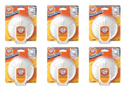 Arm And Hammer Fridge Fresh Baking Soda Disc - Pack Of 6