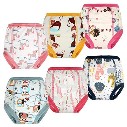 Moomoo Baby Training Pants 6 Packs Toddler Training Underwear For Boy And Girl Potty Training Cat 3t