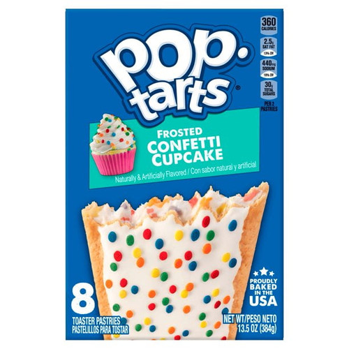 Pop-tarts Frosted Confetti Cupcake Pastries- 8ct / 13.5oz
