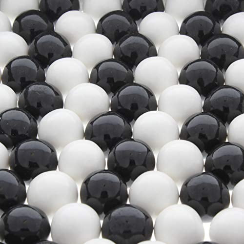 Candy Envy Black And White Gumballs, 4 Lbs, Large 1 Inch Gum Balls