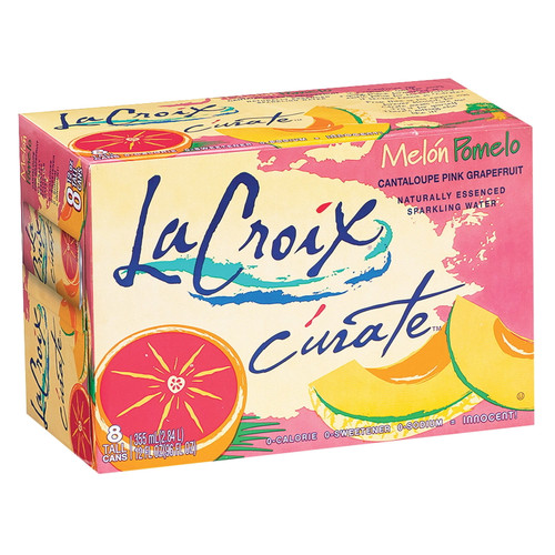 Lacroix Sparkling Water - Melon Pomelo - Case Of 3 - 8/12 Fl Oz