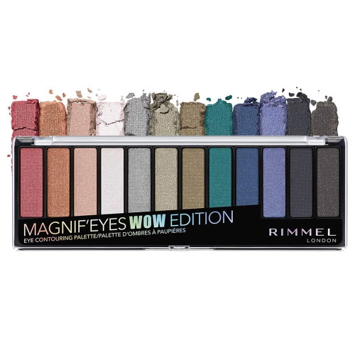 Rimmel Magnif'eyes Eyeshadow Palette, Wow, 0.5 Ounce, Pack Of 1