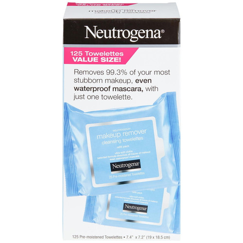Neutrogena Makeup Remover Cleansing Towelette Refills (125 Count)