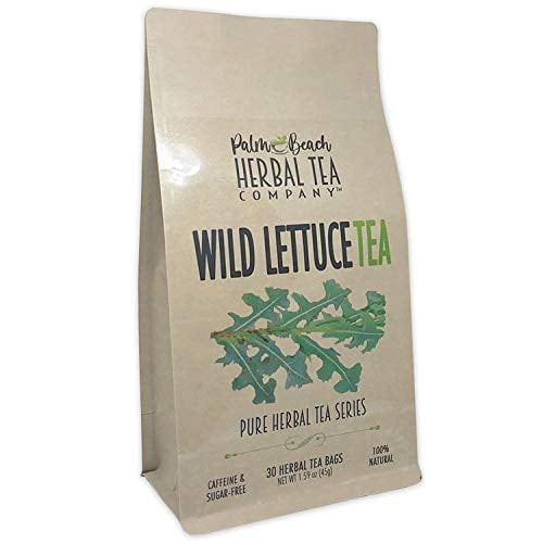 Wild Lettuce Leaf Tea - Pure Herbal Tea Series By Palm Beach Herbal Tea Company