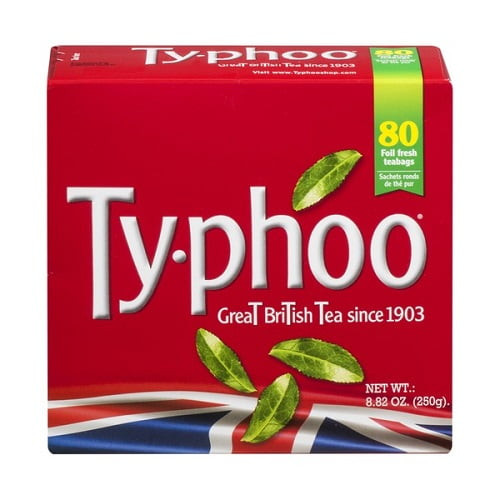 Typhoo Tea 80ct Tea Bags 8.82 Ounces 250g