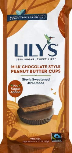 Lily's Milk Chocolate Style Peanut Butter Cups - 2 Cups Pack Of 3