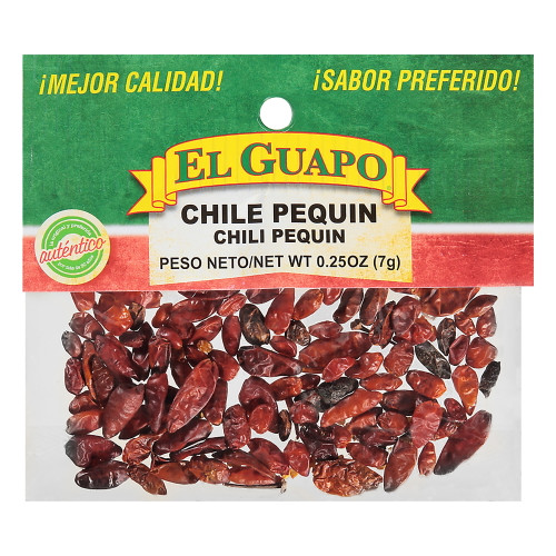 El Guapo Whole Pequin Chili Peppers (chile Pequin Entero), 0.25 Oz