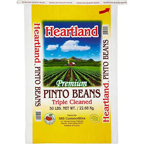 Heartland And Goya Pinto, Gabranzo Black Red Beans (pinto Beans, 50 Lb)