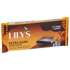 Lily's Sweets Extra Dark Chocolate Bar 70% Cocoa 0.7 Oz Pack Of 4