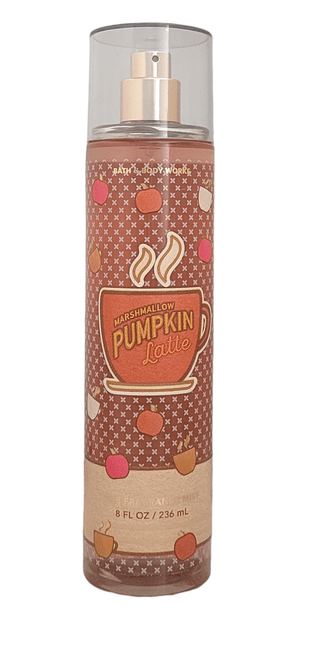 Bath And Body Works Marshmallow Pumpkin Latte Fine Fragrance Body Mist 8 Fl Oz