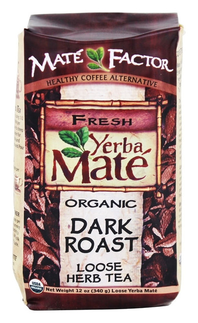 Mate Factor - Organic Yerba Mate Loose Herb Tea Dark Roast - 12 Oz.