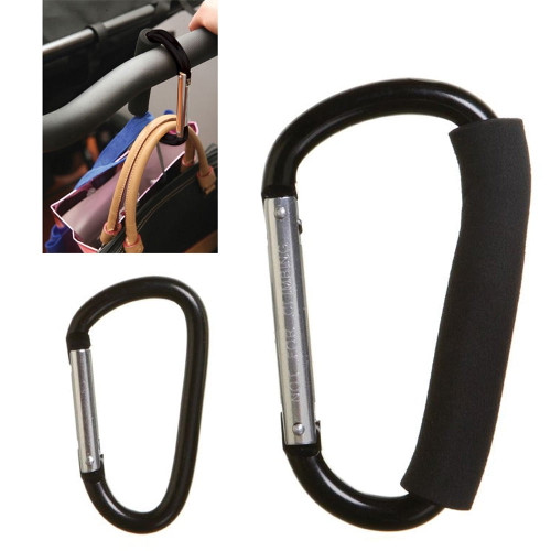 2 Pc Stroller Hooks Baby Clip Hook Buggy Kids Diaper Bag Hanger Safe Carrier