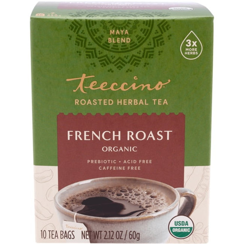 Teeccino Roasted Herbal Tea - French Roast 10 Bag(s)
