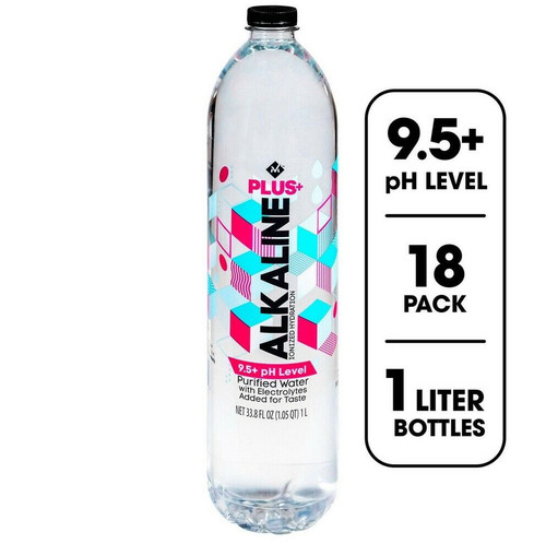 18 Pk. 1 L/pack Plus+ Alkaline Water